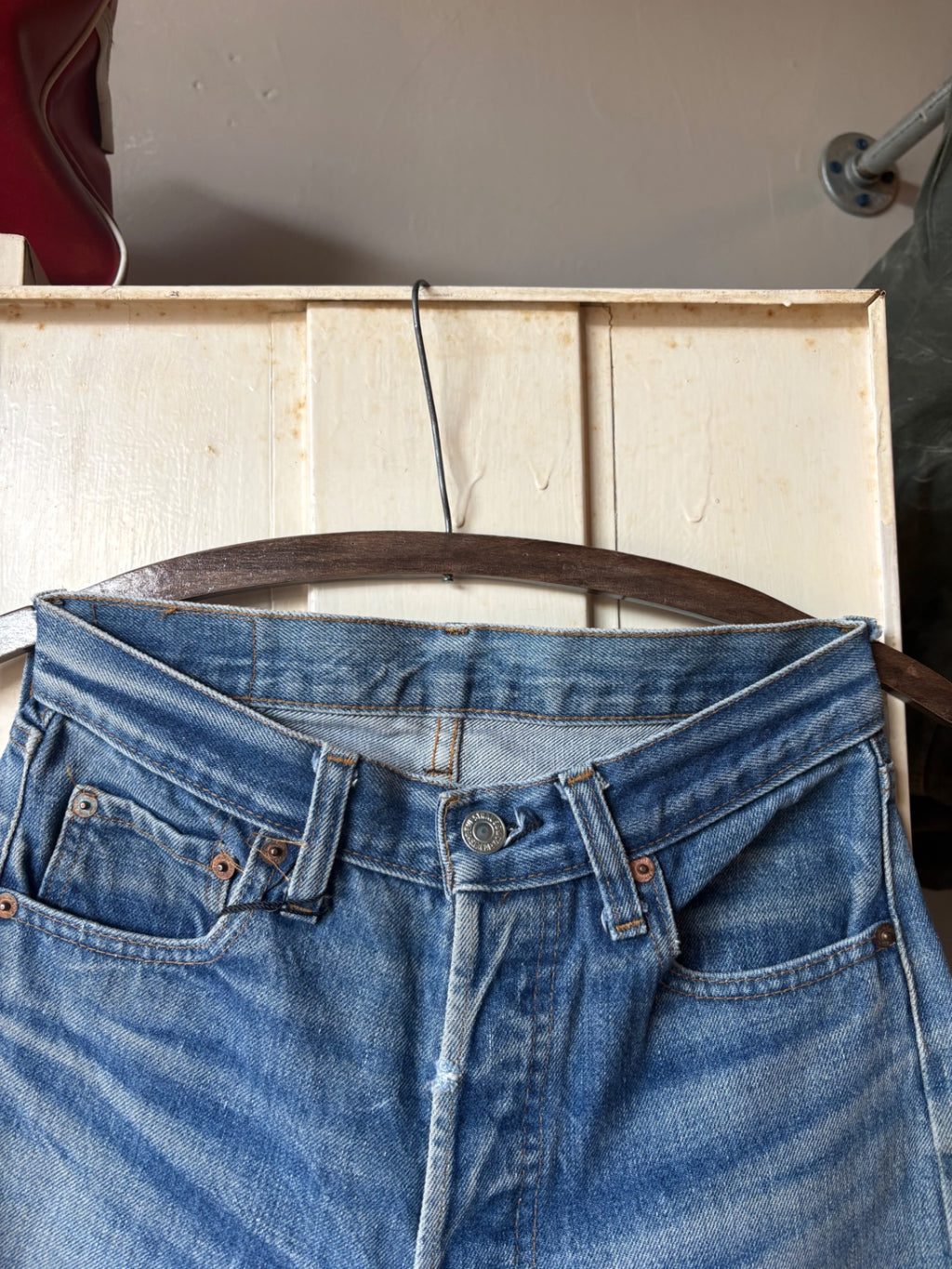 1970s Levi's 501 Selvedge Red Line 28x29