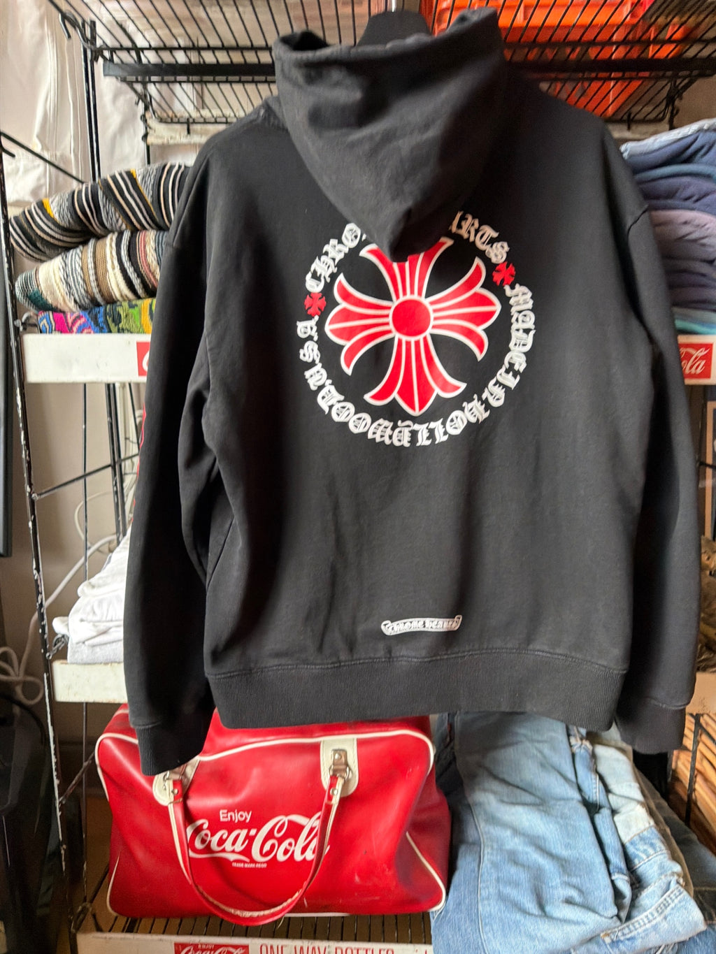 fake chrome hearts hoodie