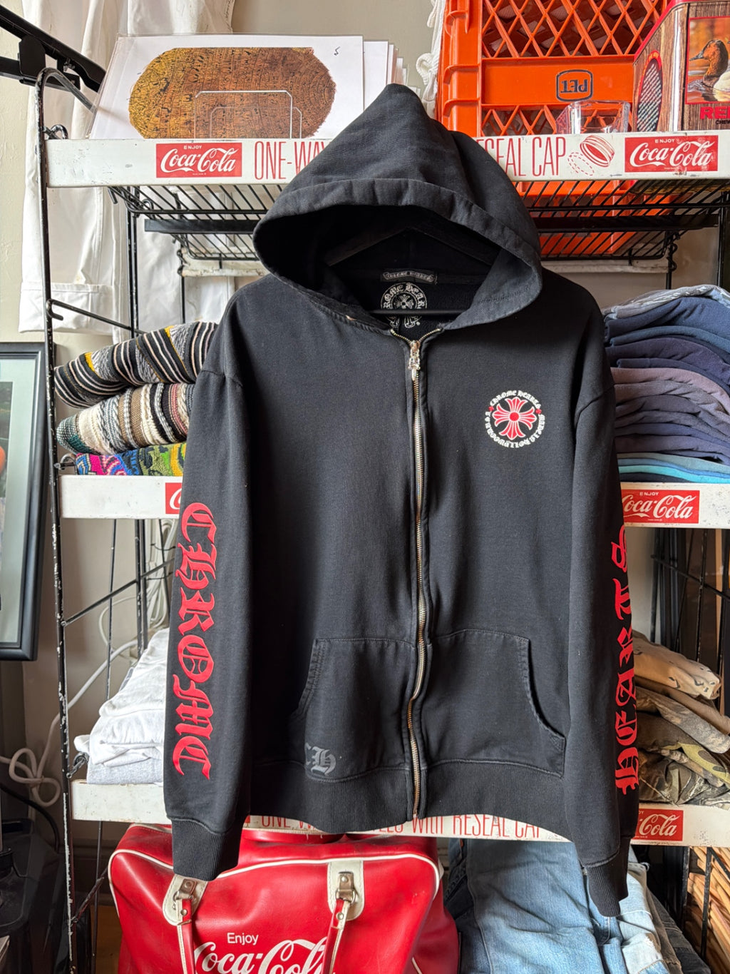 fake chrome hearts hoodie