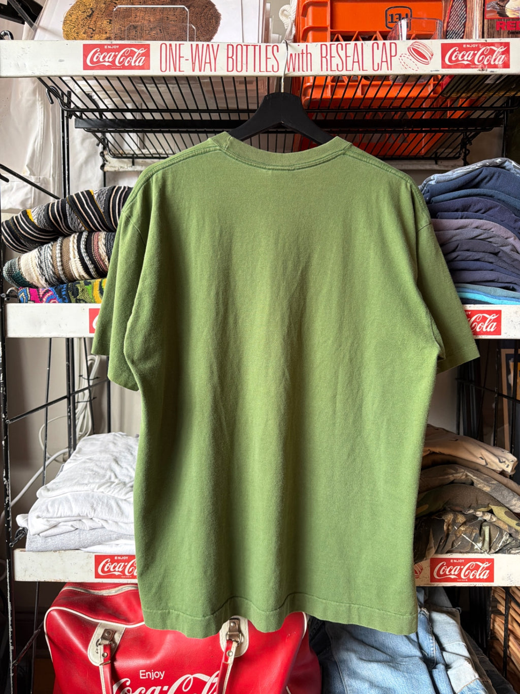 Green Bape Zipper tee