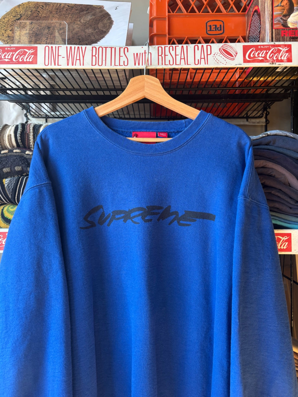 Blue Supreme Crewneck