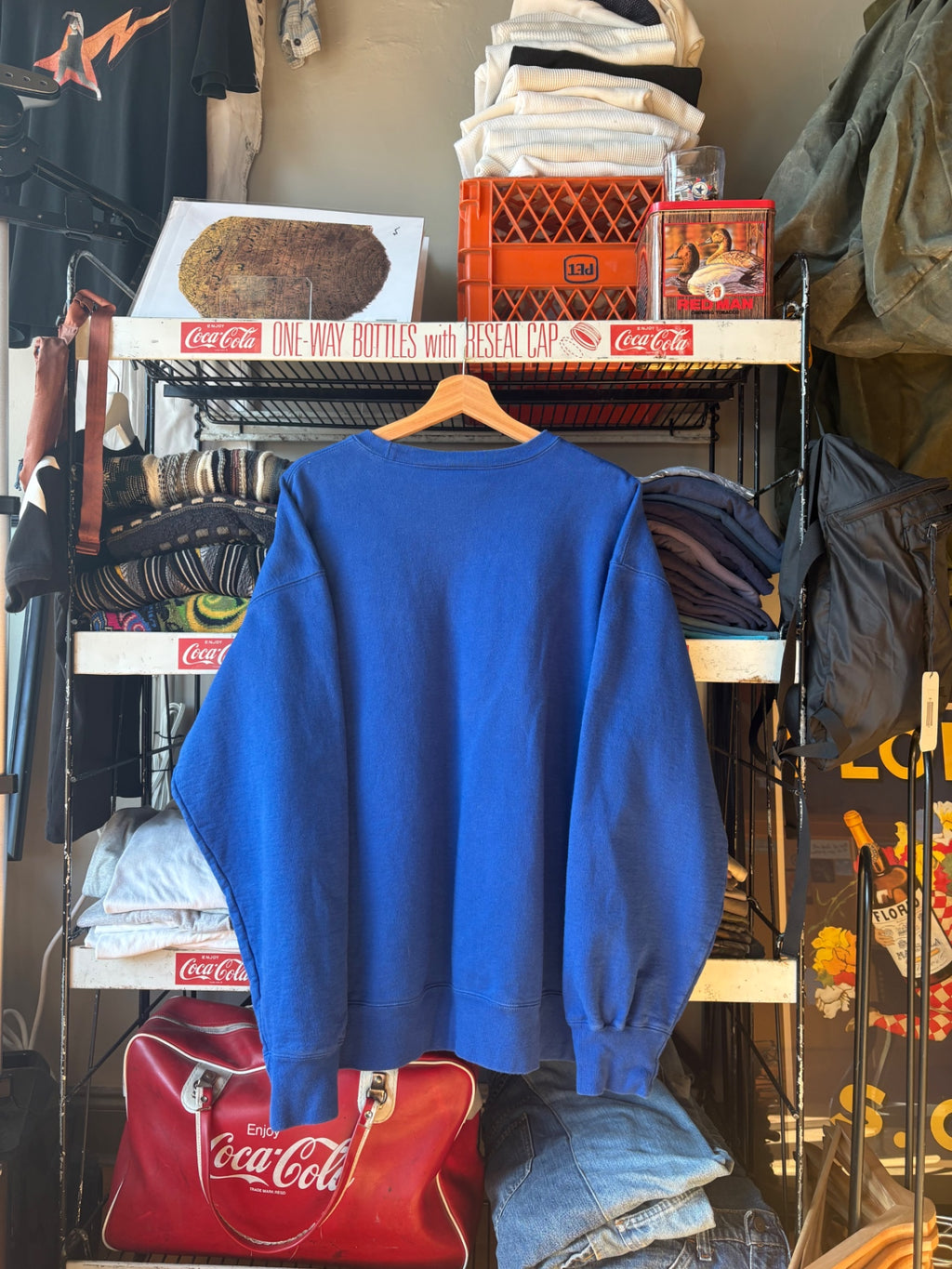 Blue Supreme Crewneck