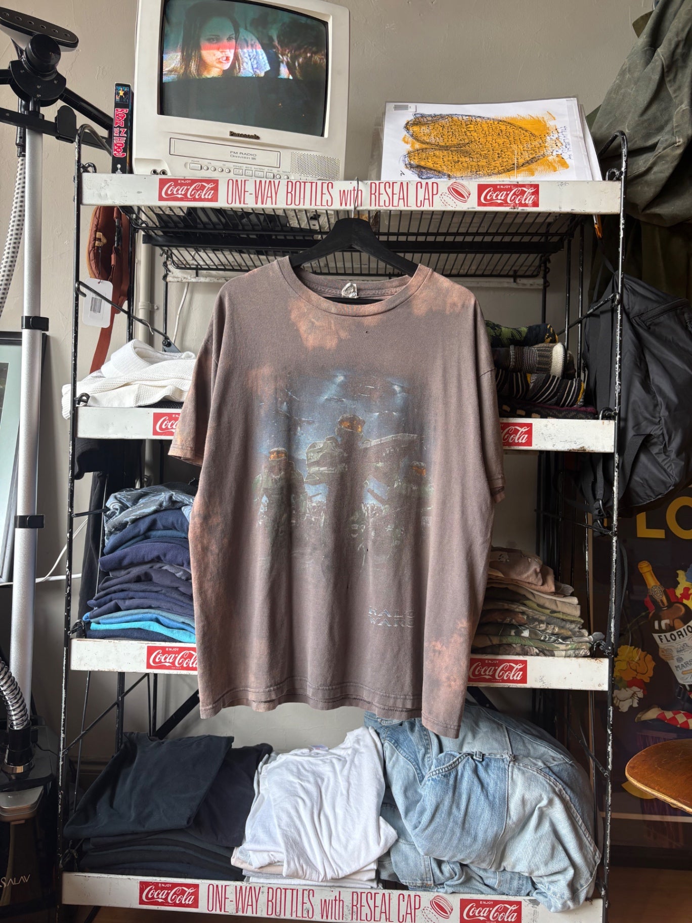 Faded Bleached Halo Wars Game Tee XXL