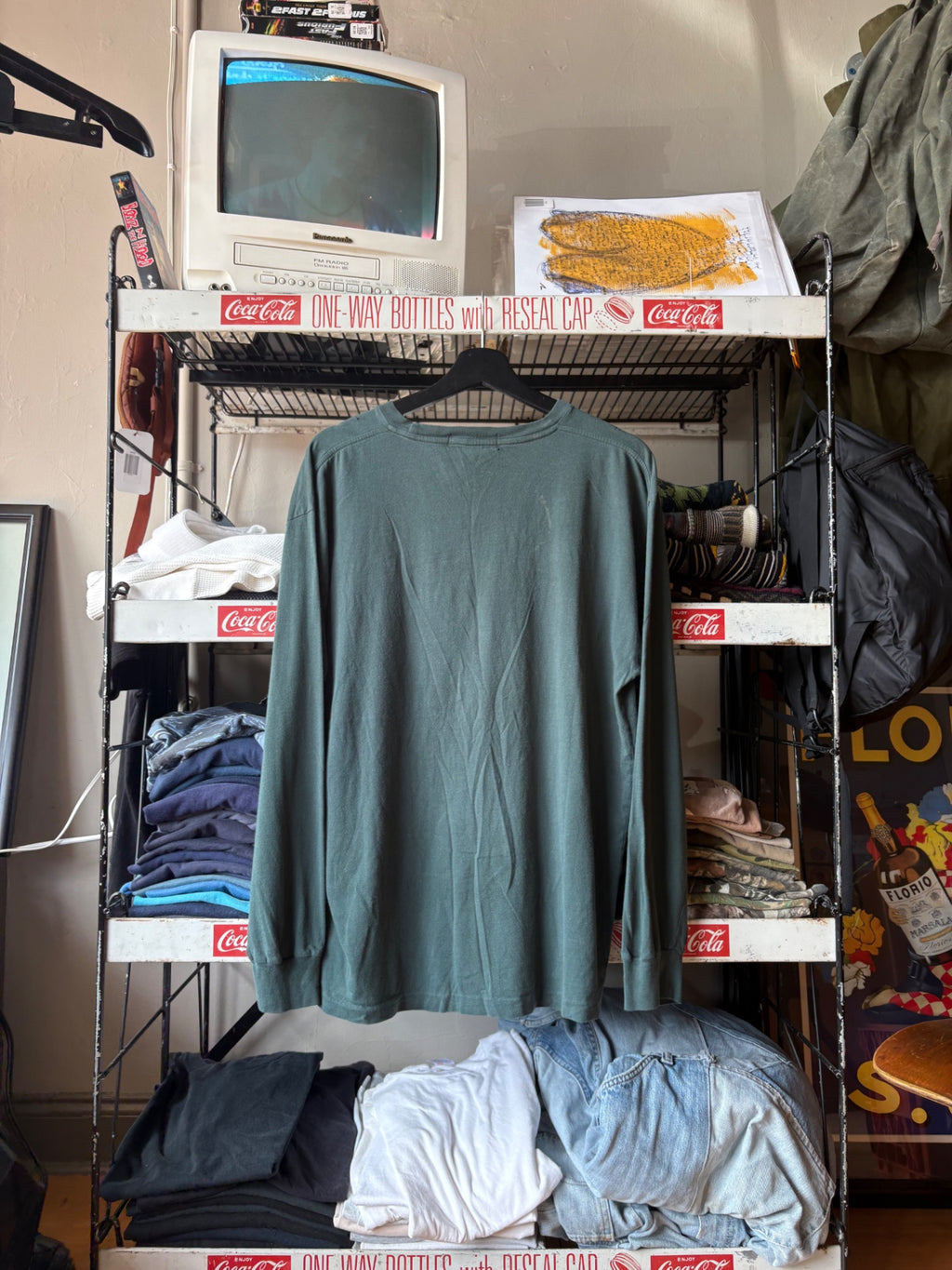 Green Polo Sportsman Long Sleeve  L
