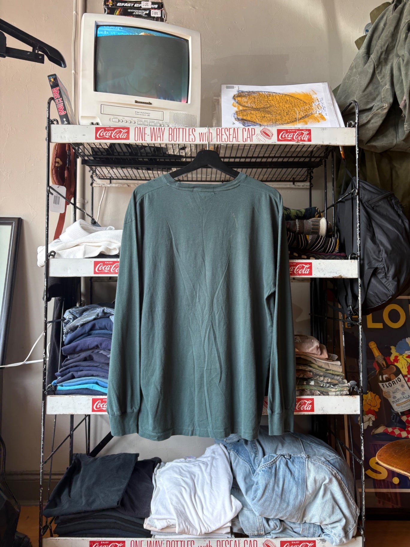 Green Polo Sportsman Long Sleeve  L