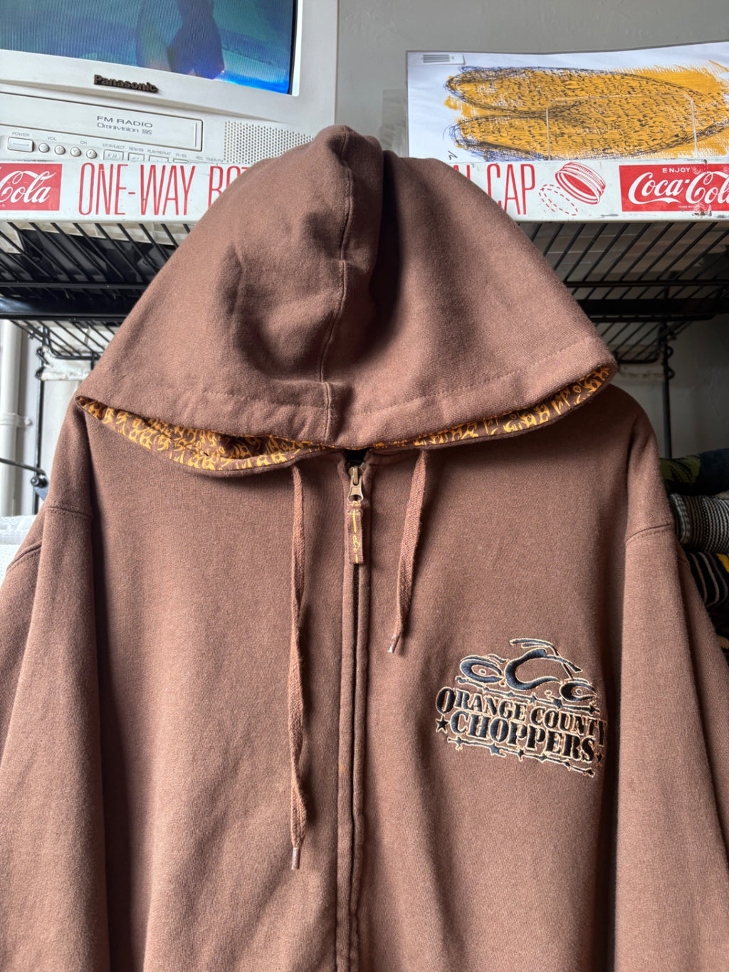 Brown Orange County Choppers Hoodie