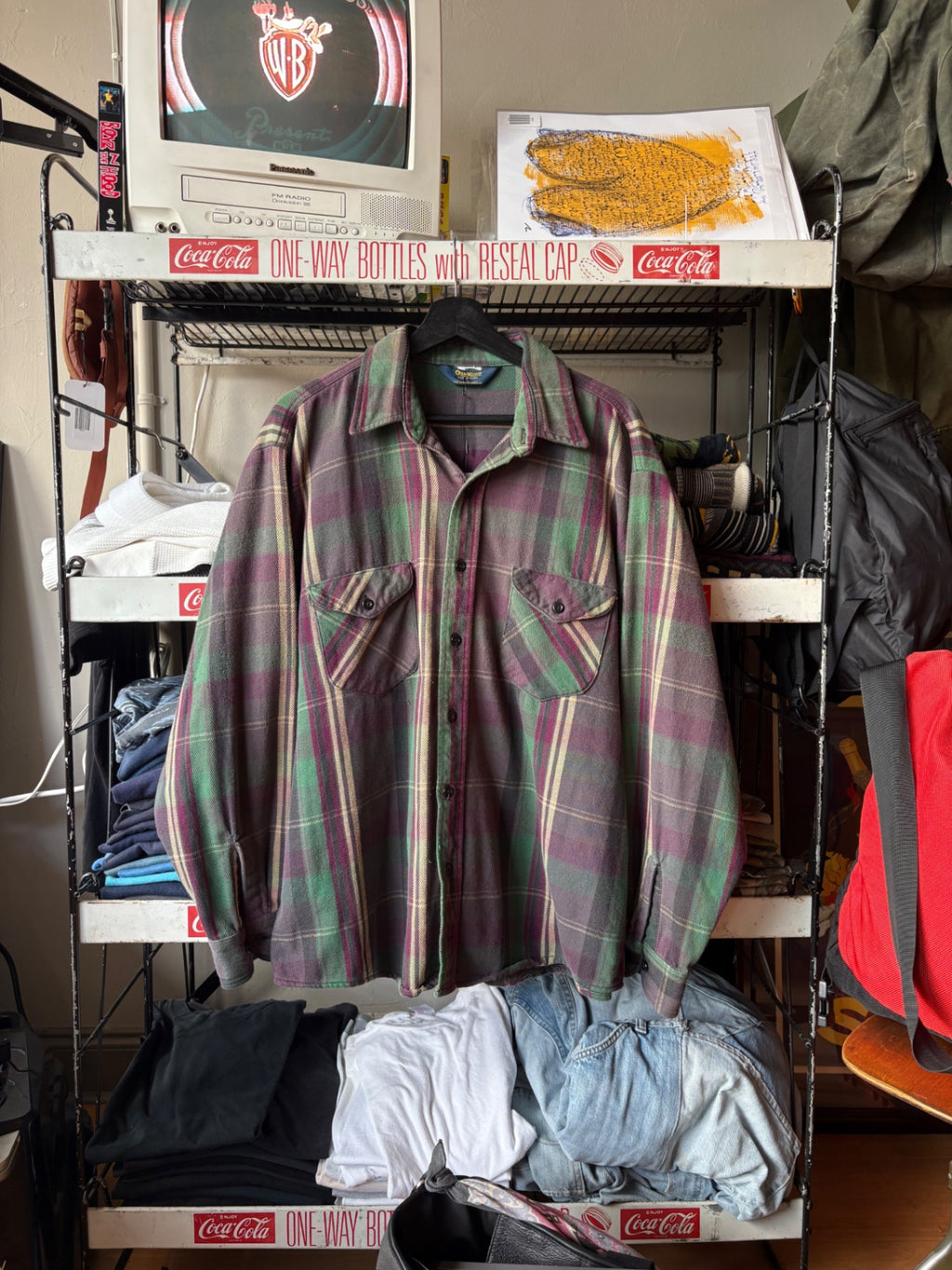 Green Osh Kosh Flannel