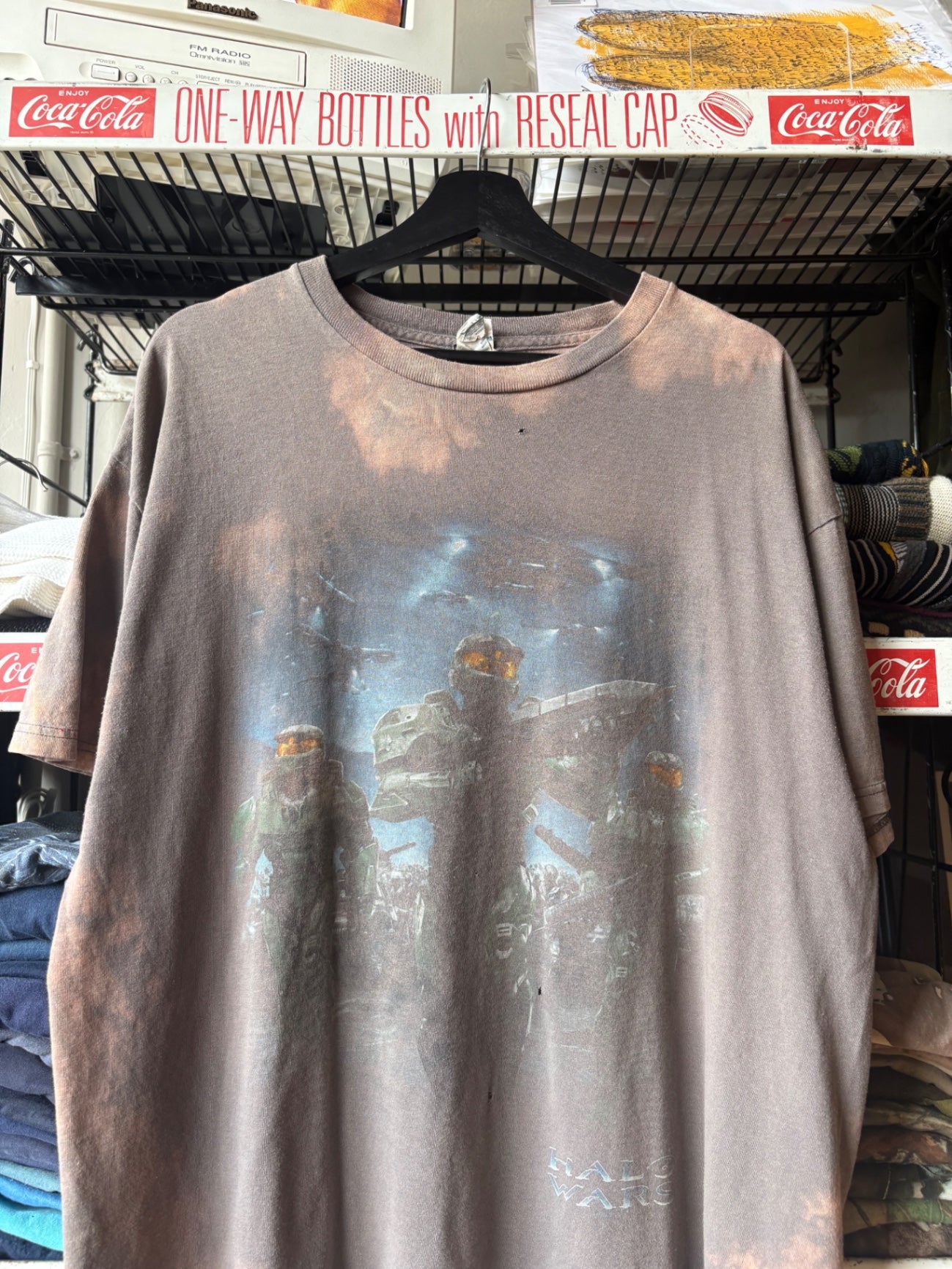 Faded Bleached Halo Wars Game Tee XXL