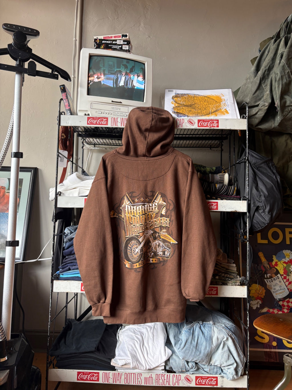 Brown Orange County Choppers Hoodie