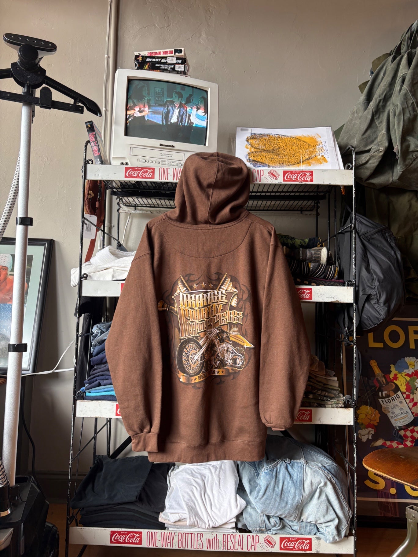 Brown Orange County Choppers Hoodie