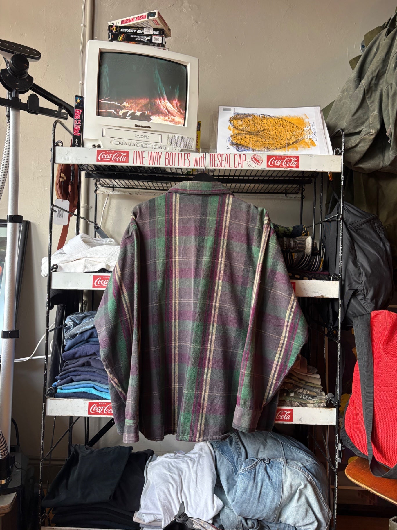 Green Osh Kosh Flannel