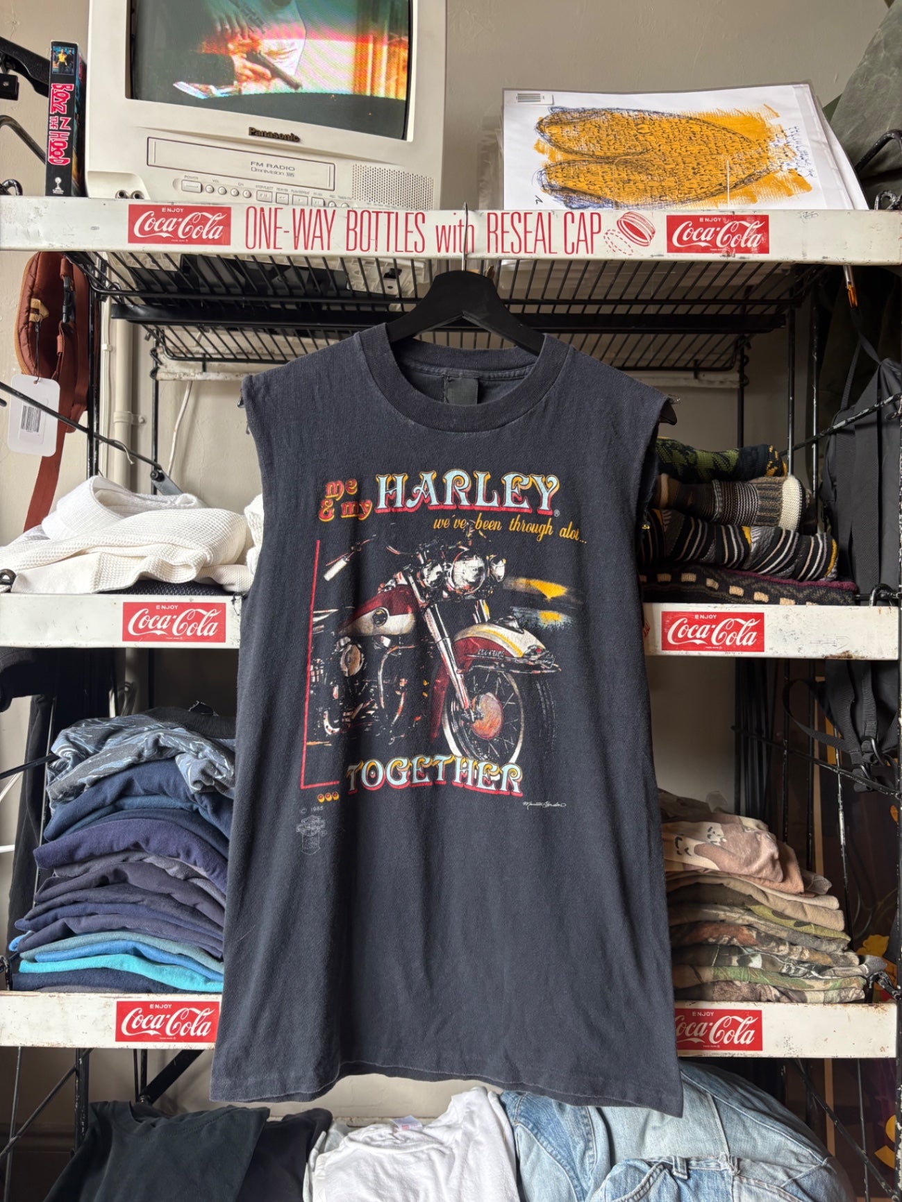 80s Harley Davidson Tank