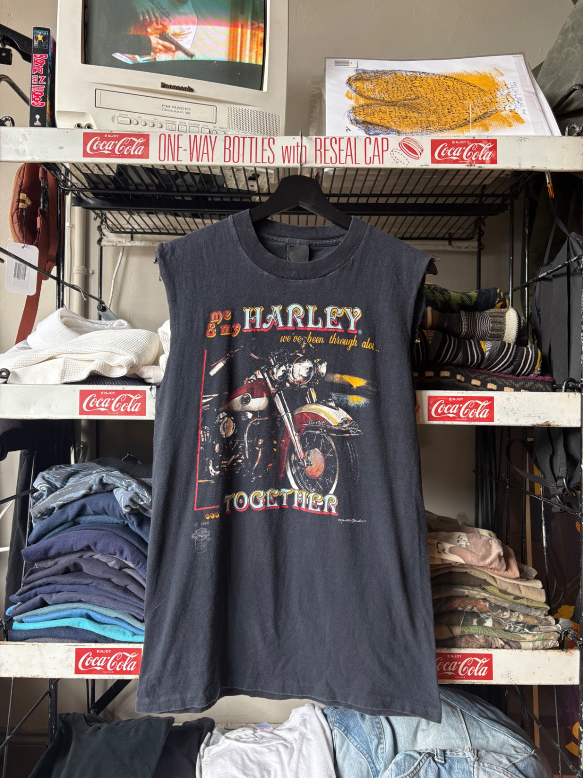 80s Harley Davidson Tank