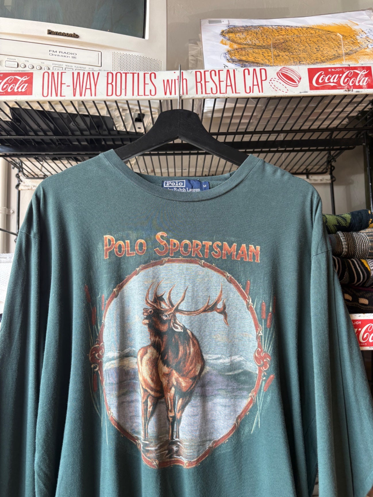 Green Polo Sportsman Long Sleeve  L