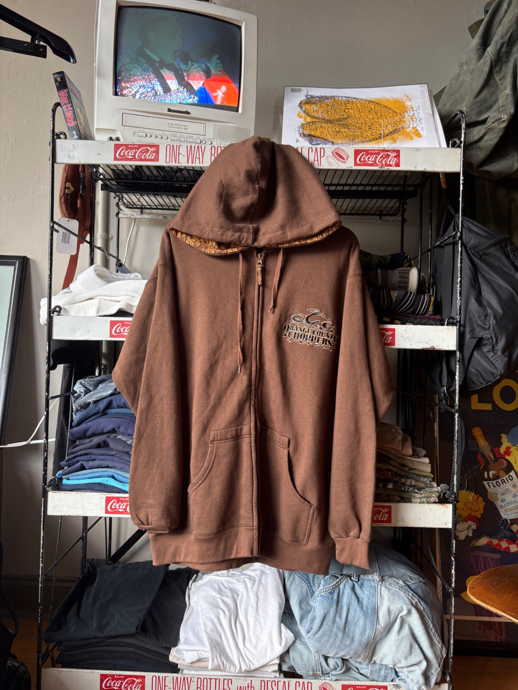 Brown Orange County Choppers Hoodie
