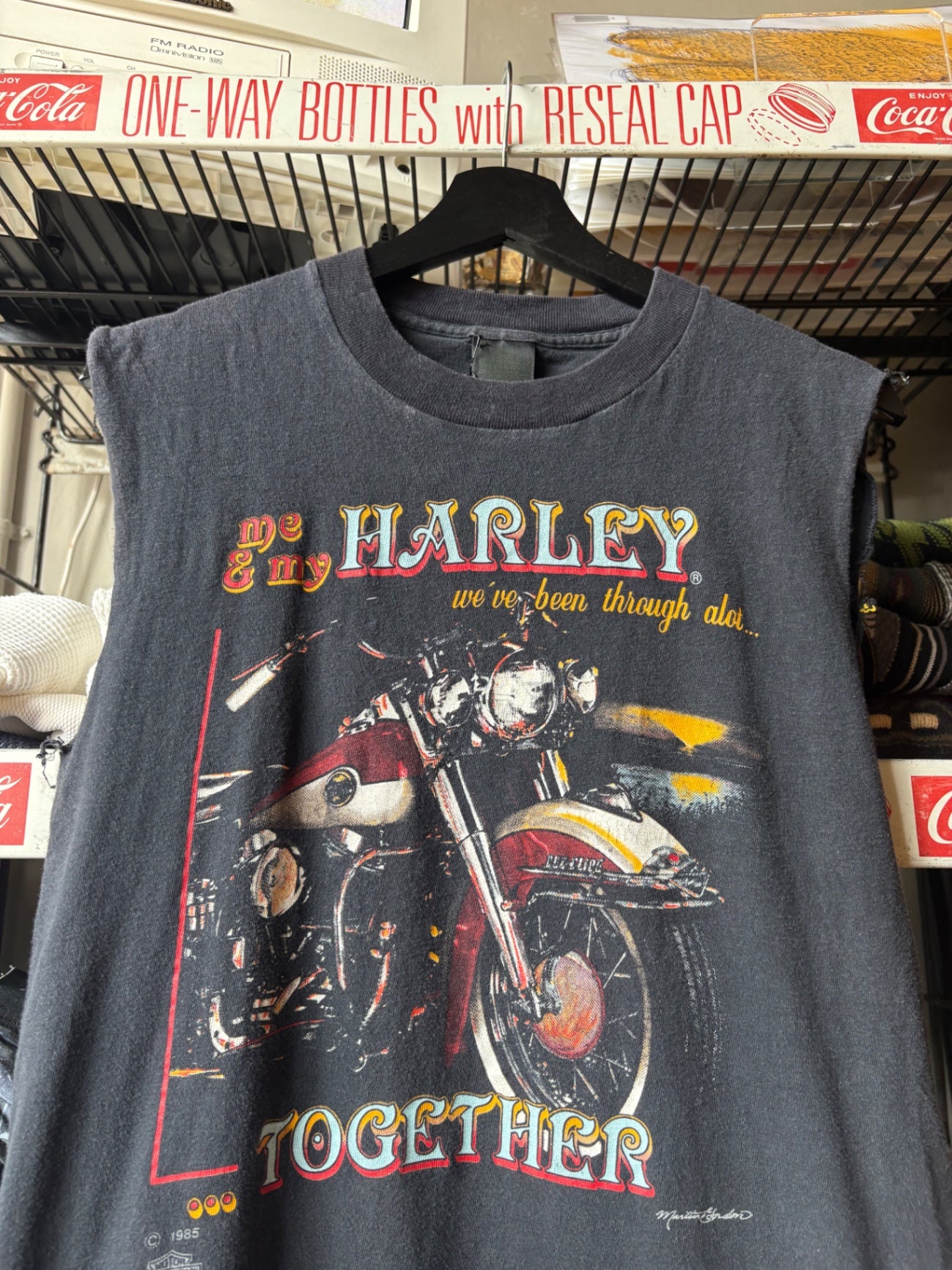 80s Harley Davidson Tank