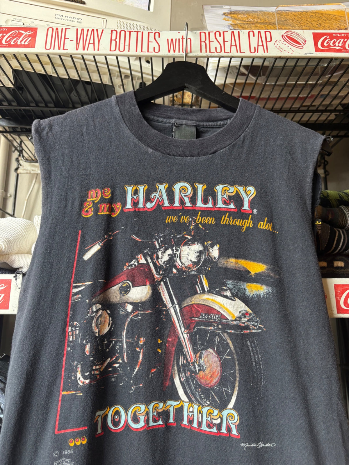 80s Harley Davidson Tank