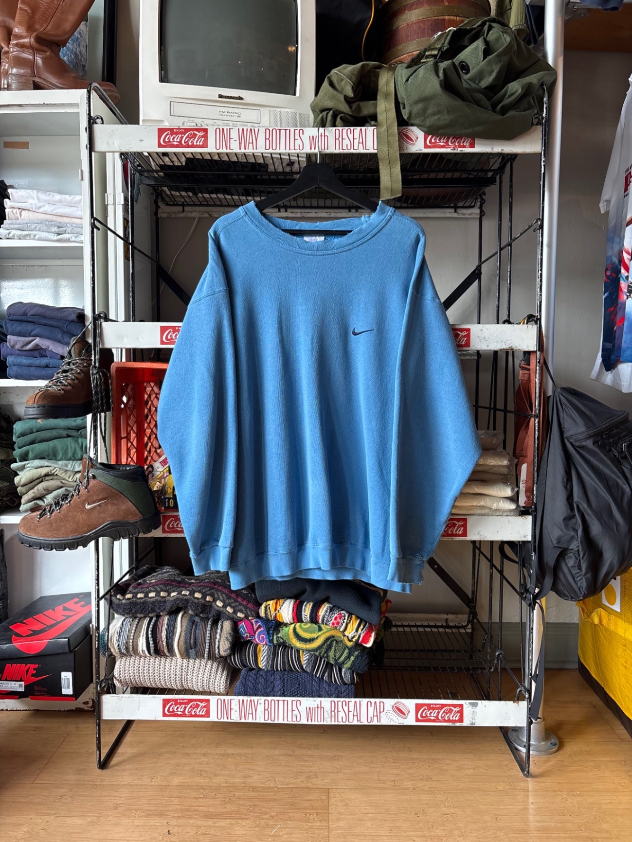 Blue Nike Crewneck
