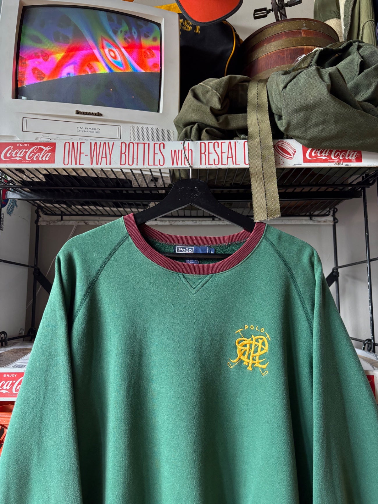 Polo Ralph Lauren Green Crest crewneck