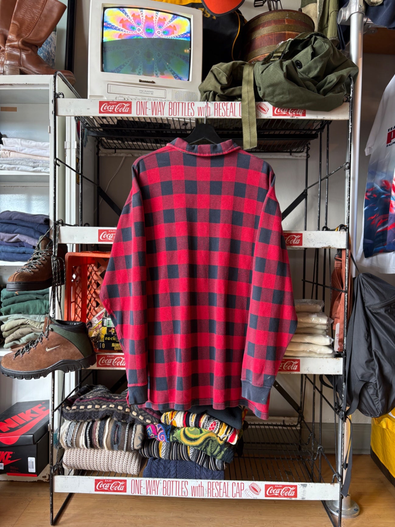 Polo Ralph Lauren Plaid Red Quarter Zip