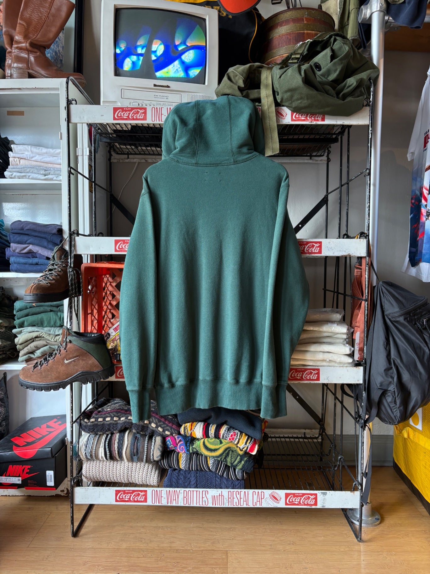Aime Leon Dore Green Script Hoodie