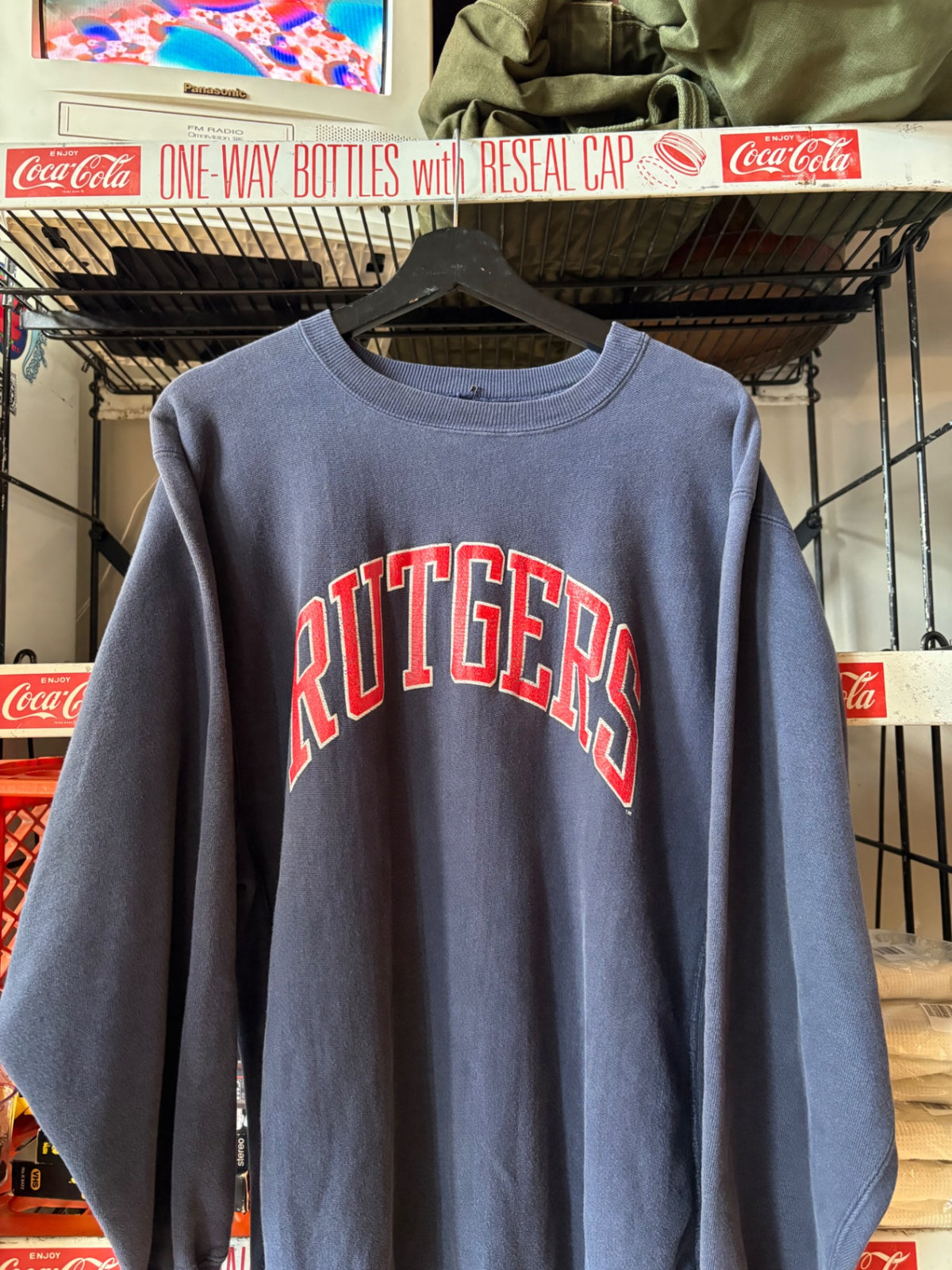 Rutgers Champion Reverse weave Navy