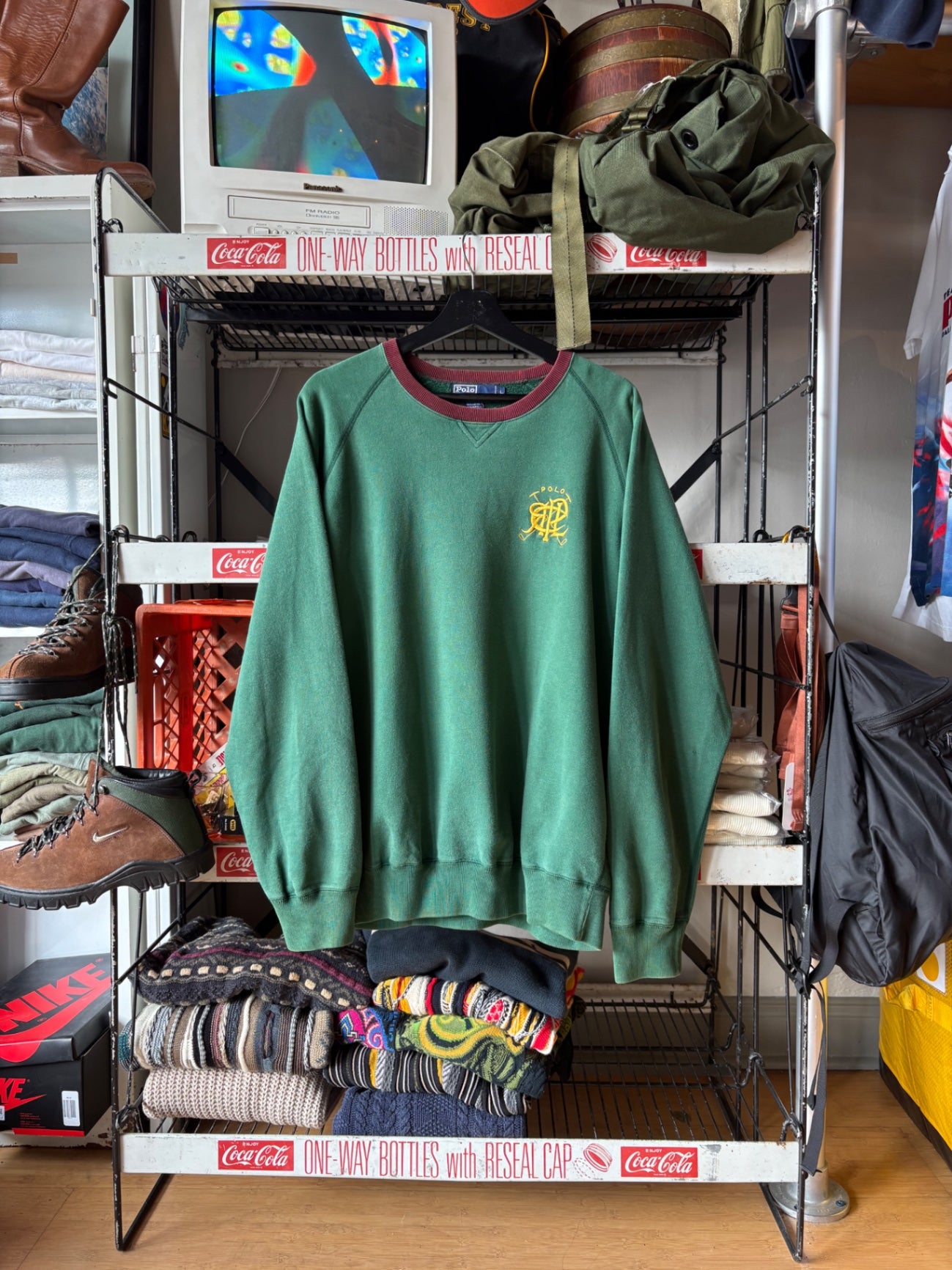 Polo Ralph Lauren Green Crest crewneck