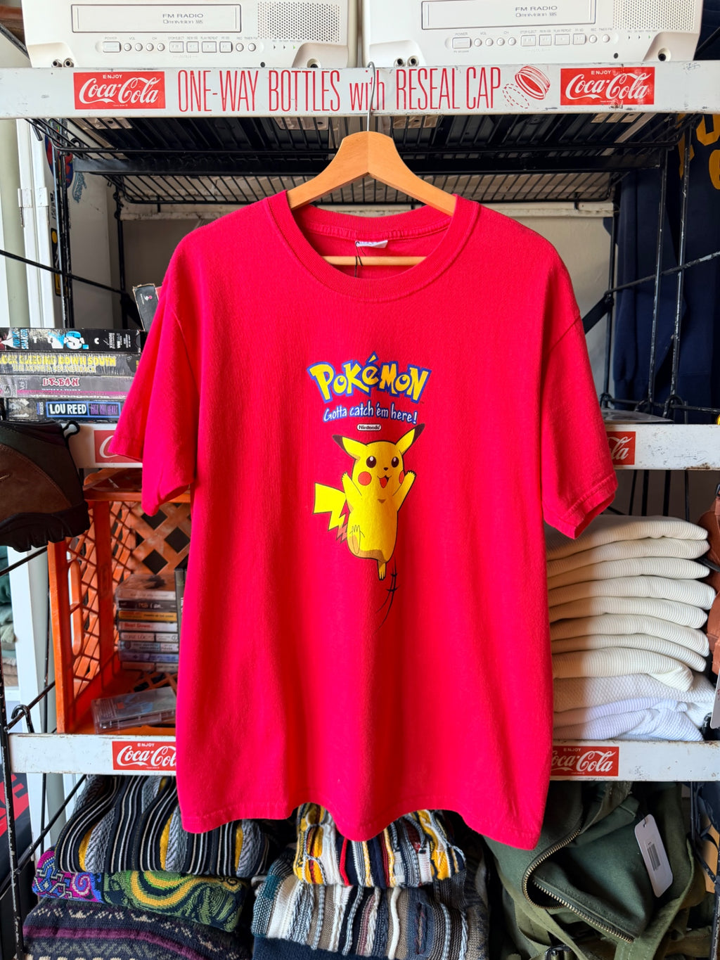 Pikachu Red tee