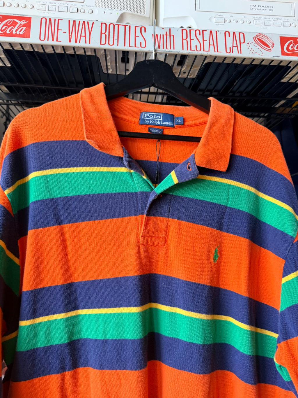 Striped Polo XL