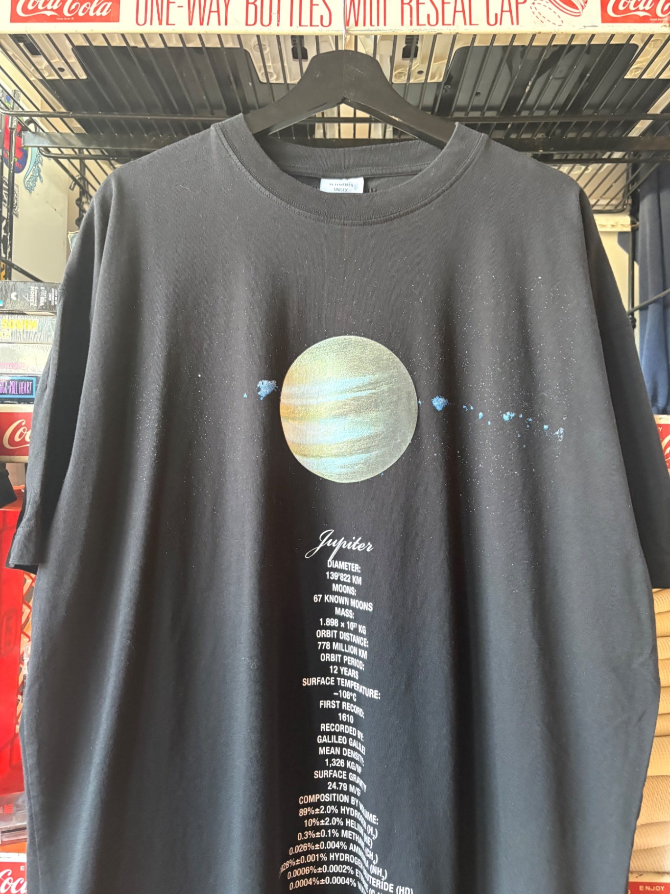 Black Vetements Jupiter Tee XL