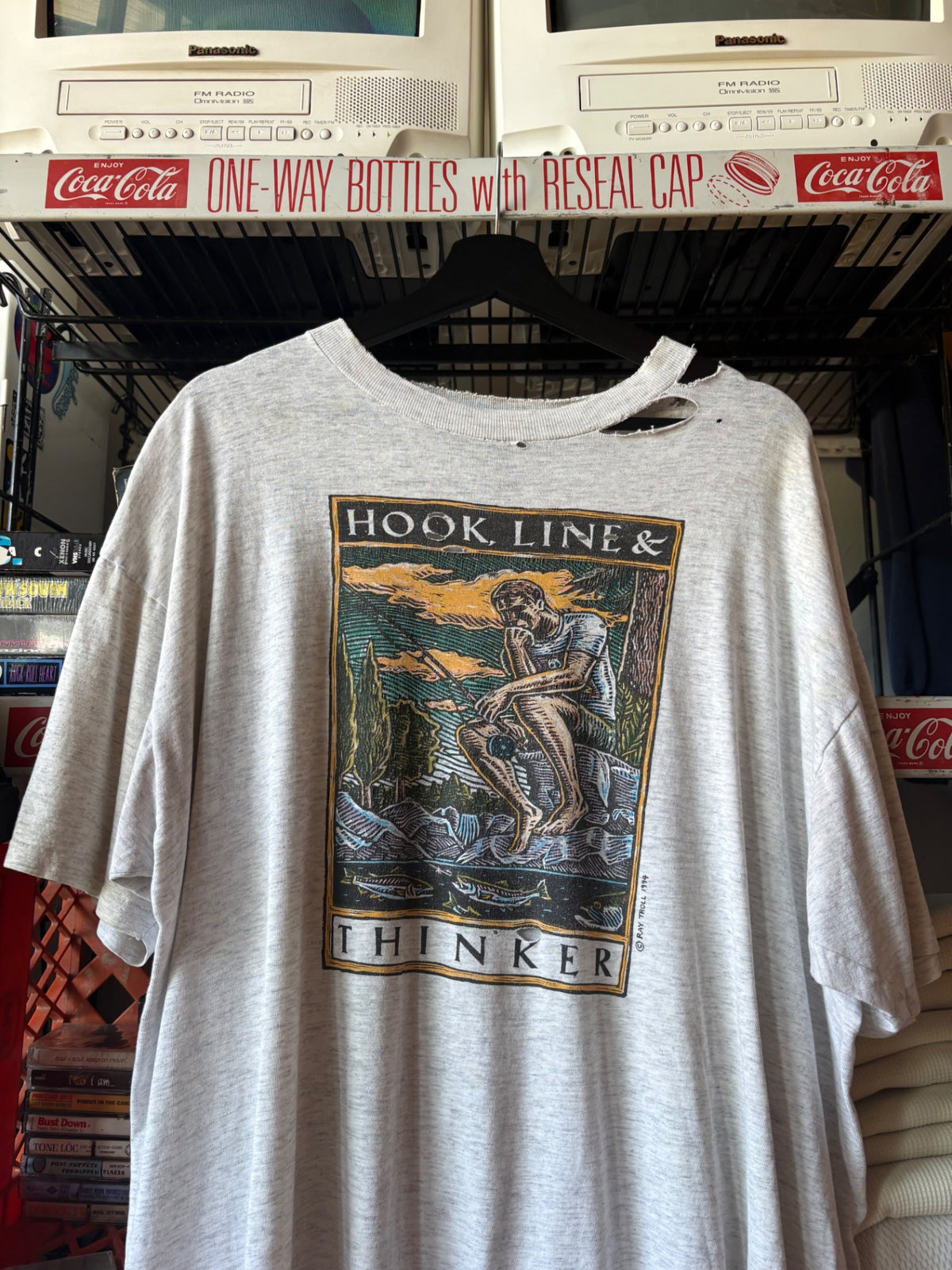 Hook Line And Sinker fishing shirt XL