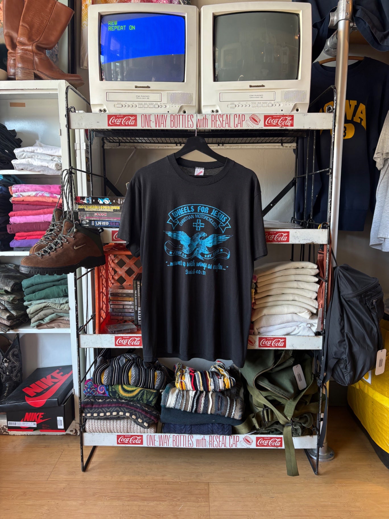 Wheels for Jesus Bilker Tee
