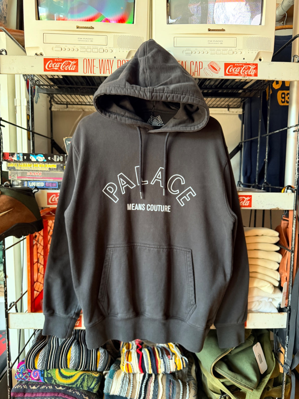 Palace Skateboards Means Couture Black Hoodie