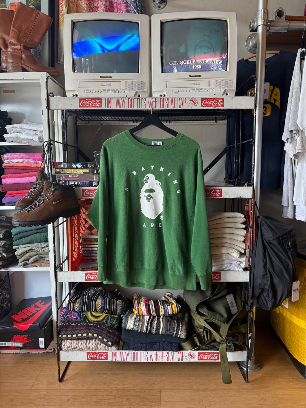 Green Bape Crewneck M