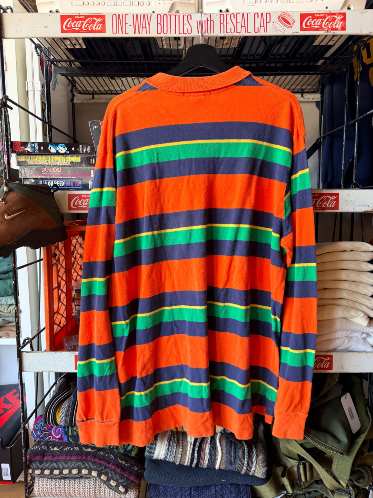 Striped Polo XL