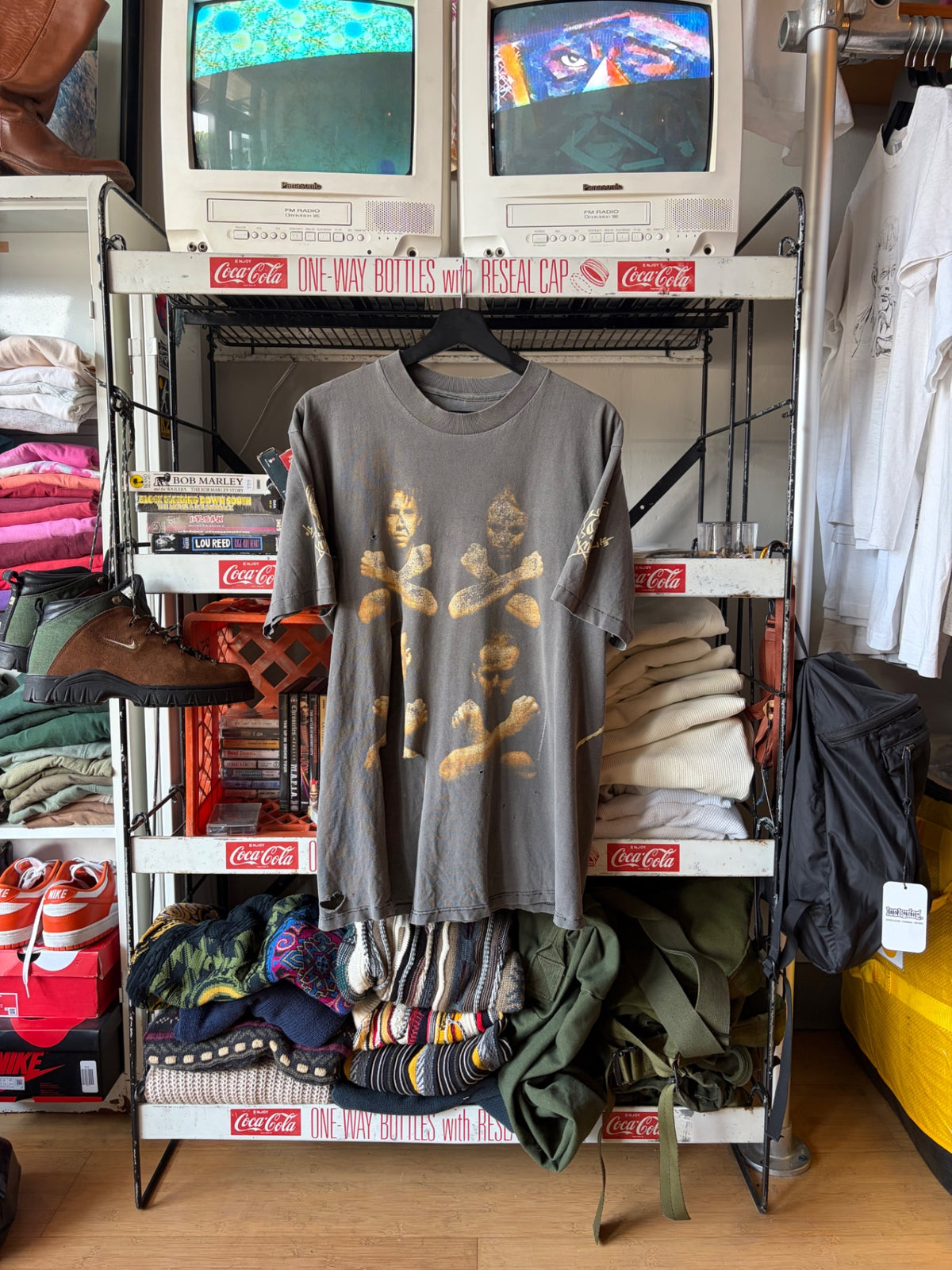 Trashed Metallica tee