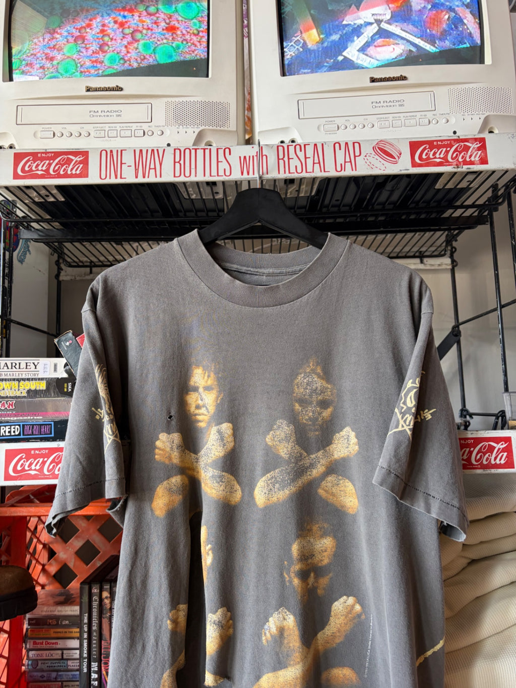 Trashed Metallica tee