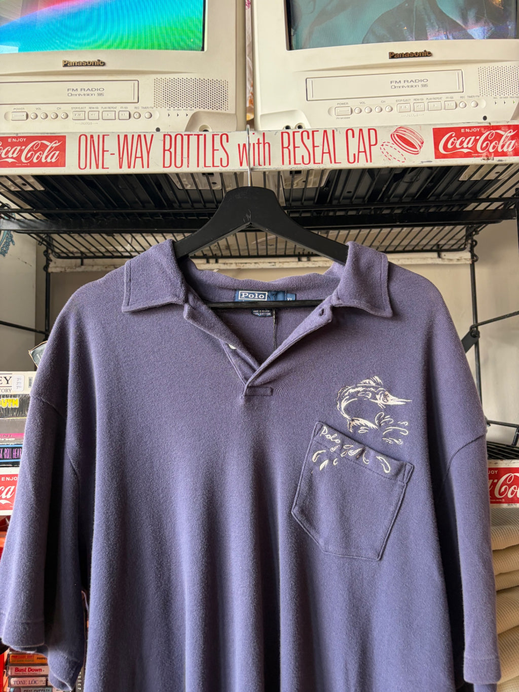 Blue Polo Pocket Polo XL