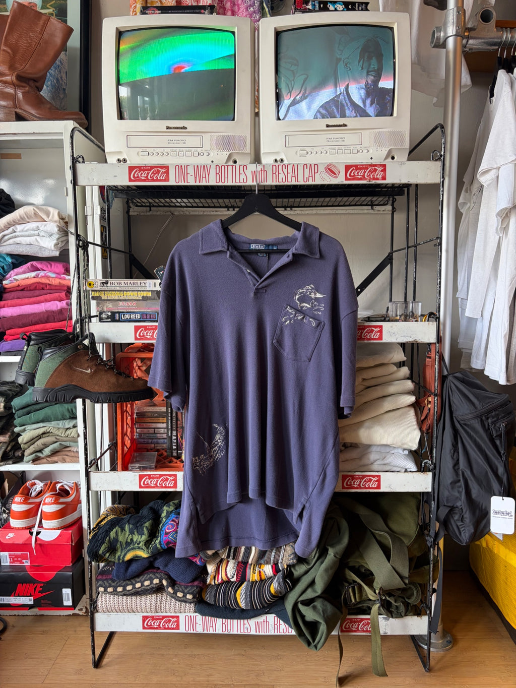 Blue Polo Pocket Polo XL