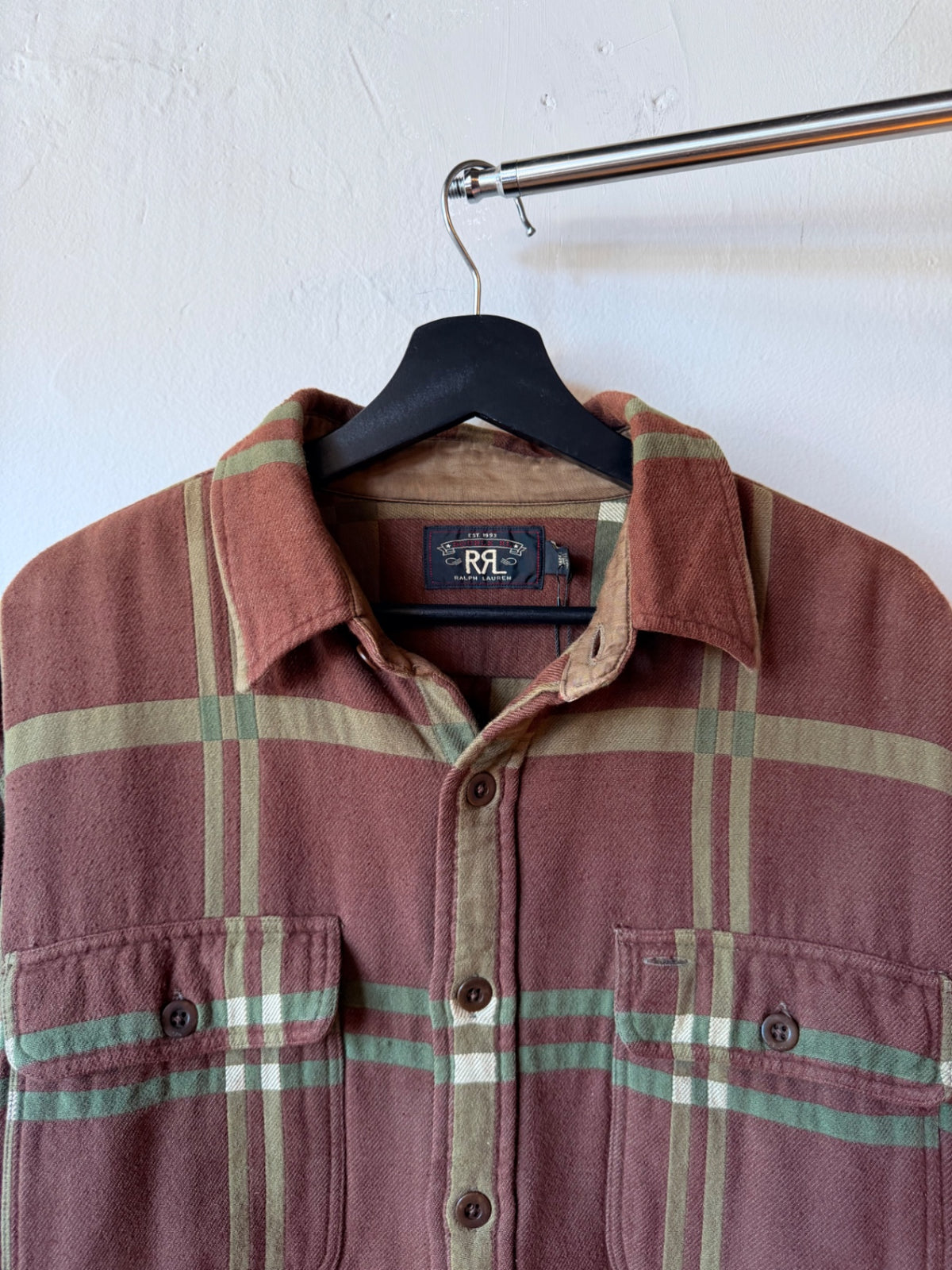 Brown RRL Flannel
