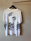 MC Escher WHite All Over Print T Shirt