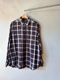 Polo Sport Black Plaid Flannel L