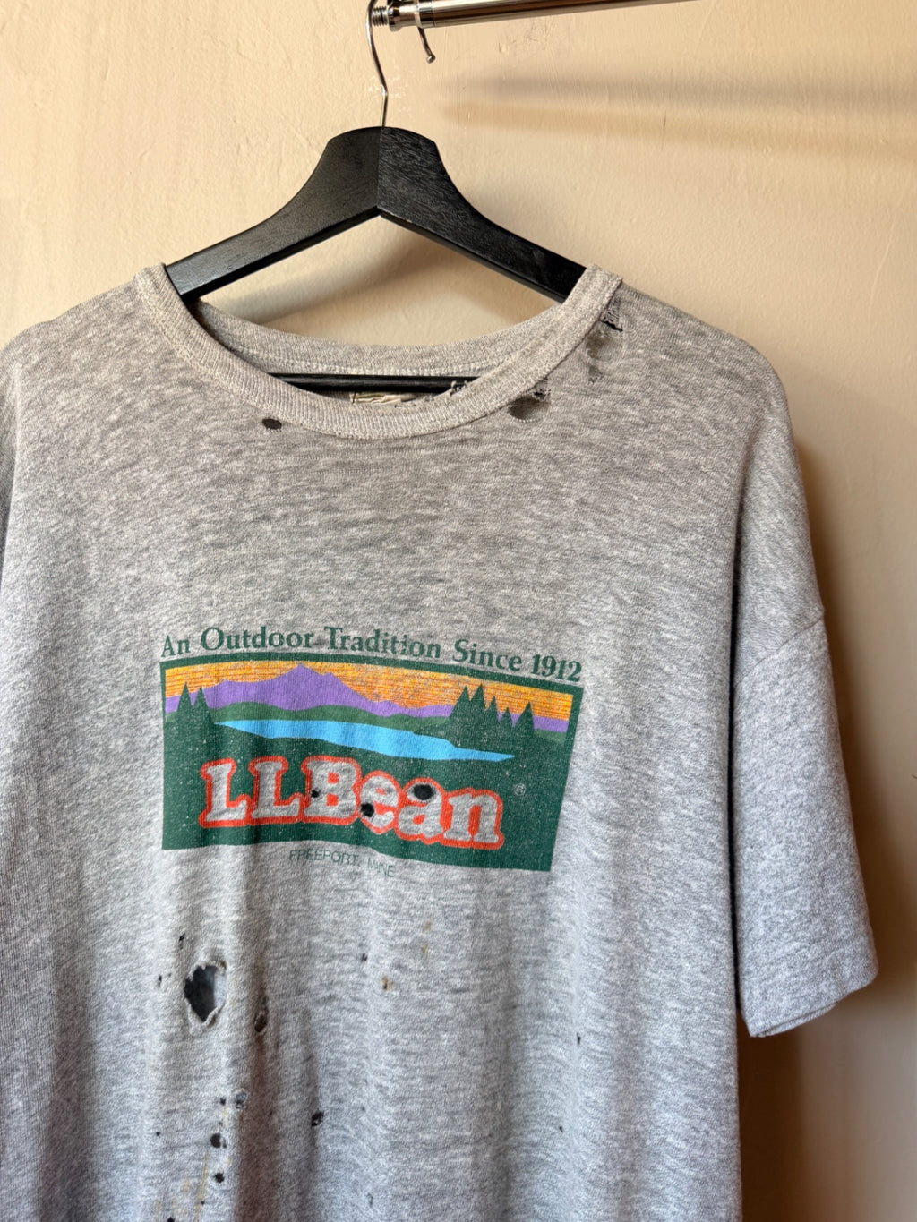 1980s LL Bean Thrashed Size L