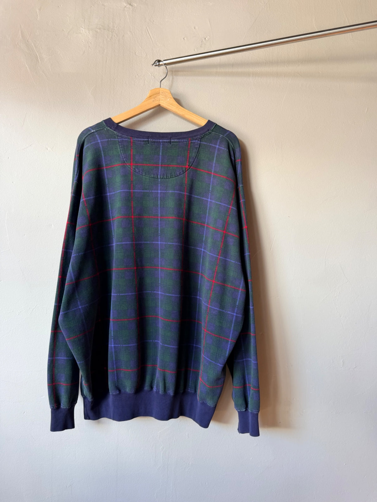 Polo Ralph Lauren Plaid Crewneck Size XL