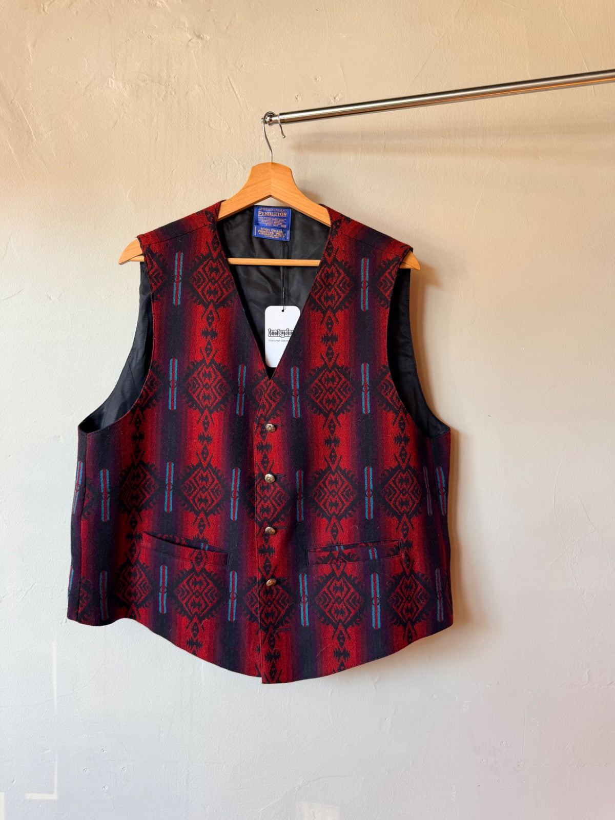 Aztec Pendleton Vest Size XL