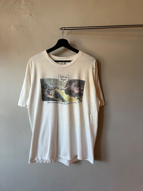 1990s Pull My Finger Art Tee Size XL