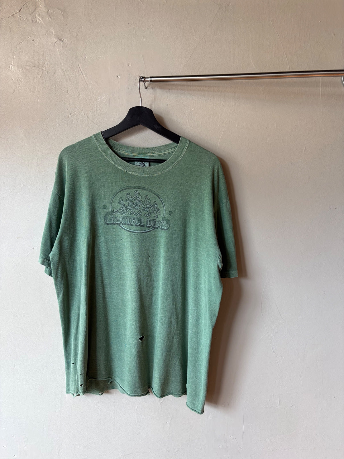 Green Grateful Dead tee Early 2000s