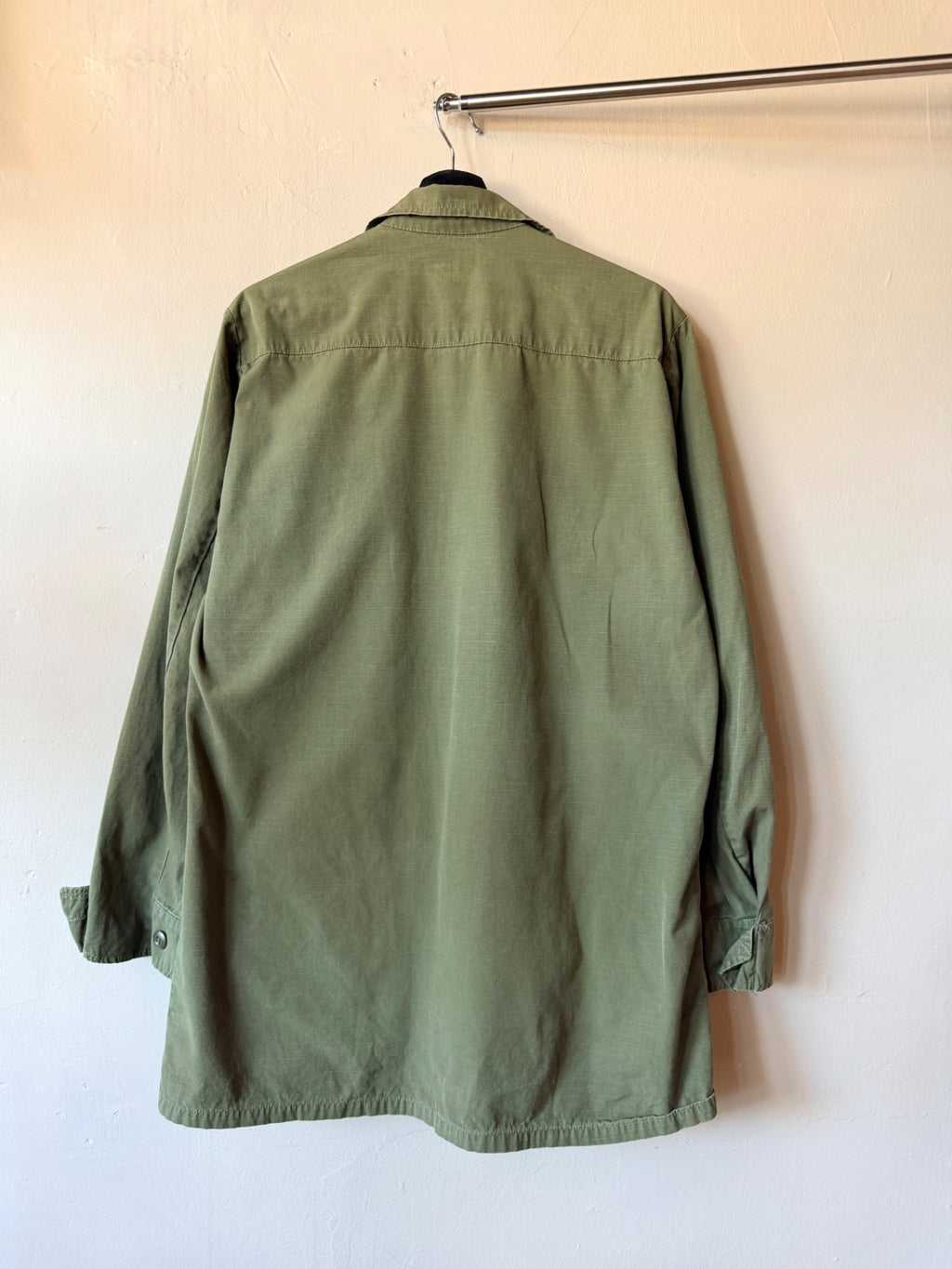 Slanted Pocket Military Field Jacket Size M Long