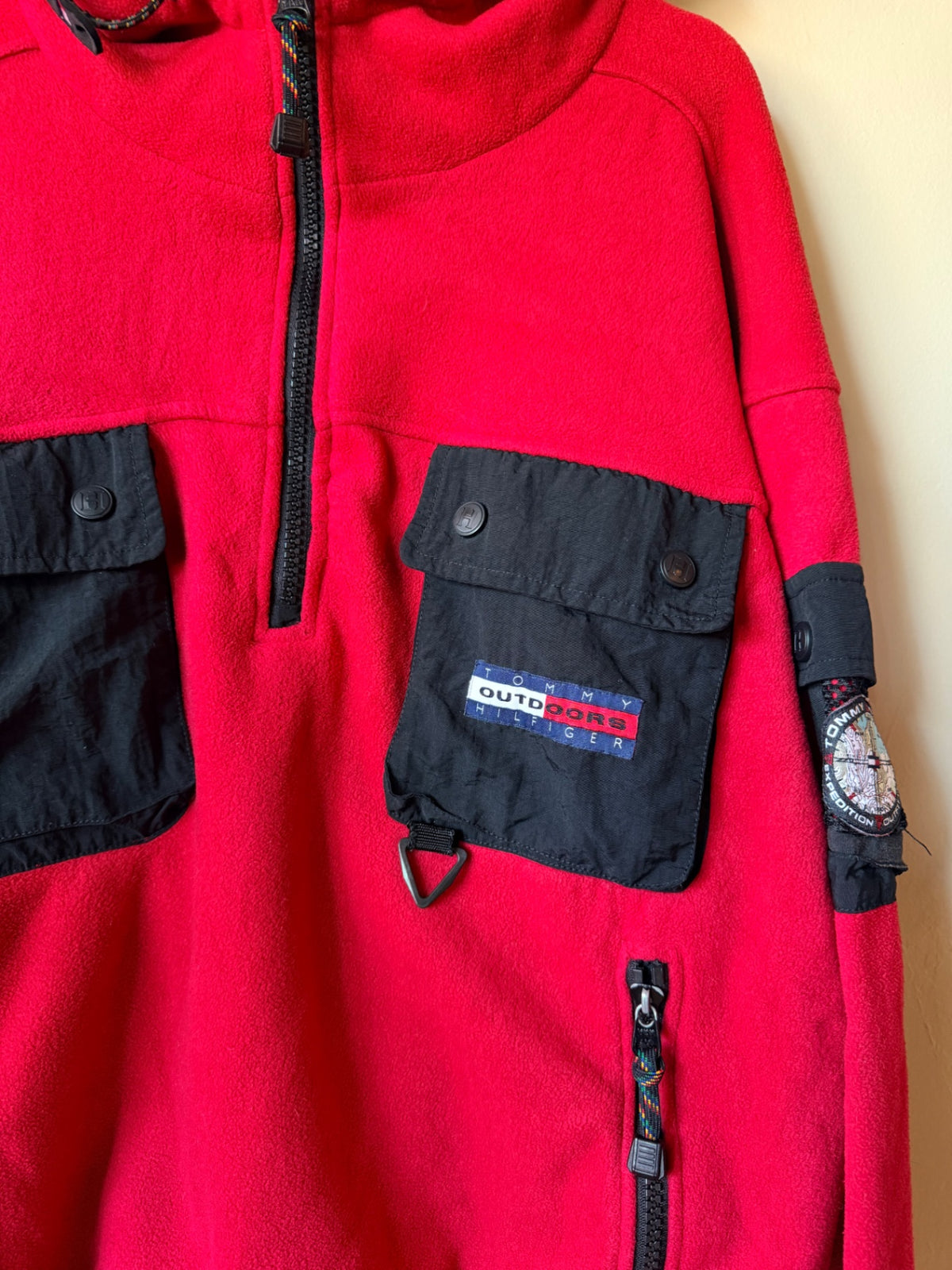 Tommy Outdoors Red fleece Jacket