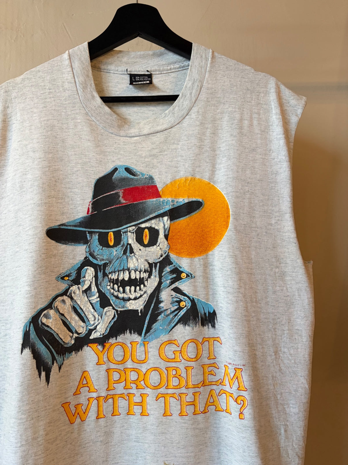 You got a problem with that? Cut off Size L